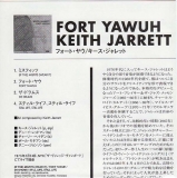 Jarrett, Keith - Fort Yawuh, Insert
